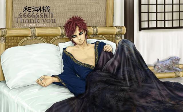 Sexy Gaara-sama in bed